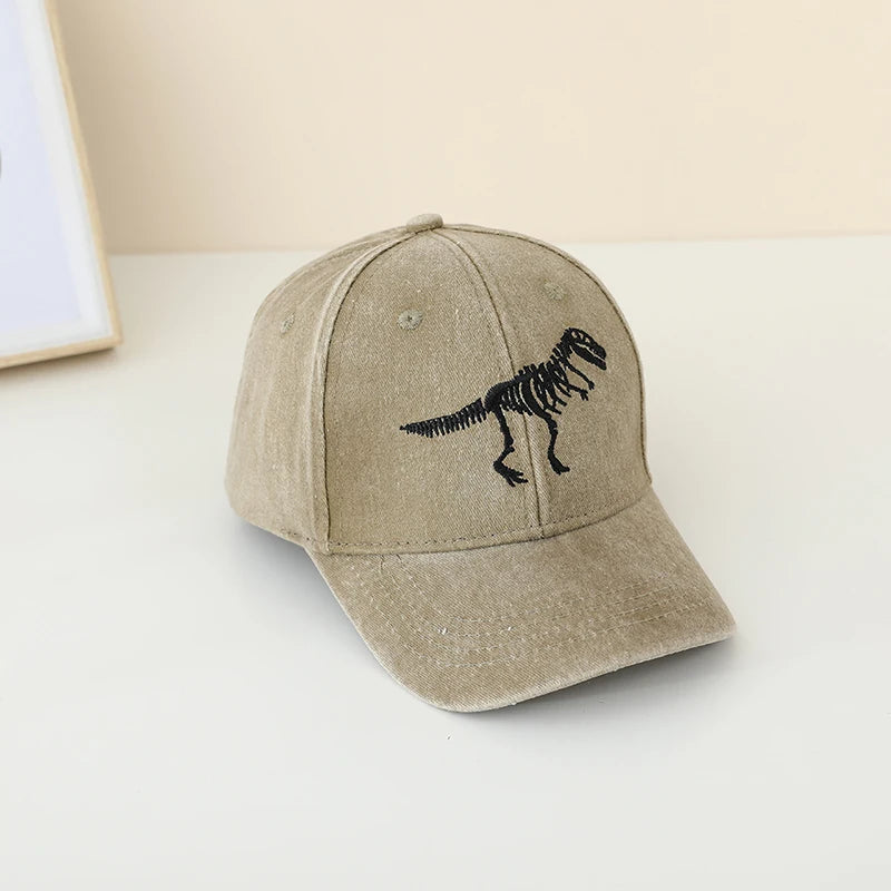 Embroidered Dinosaur Sports Caps