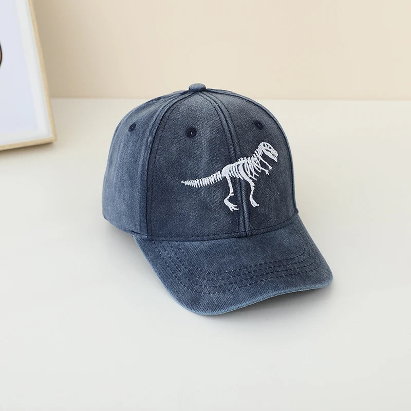 Embroidered Dinosaur Sports Caps