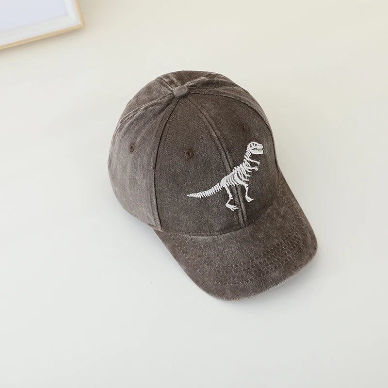 Embroidered Dinosaur Sports Caps