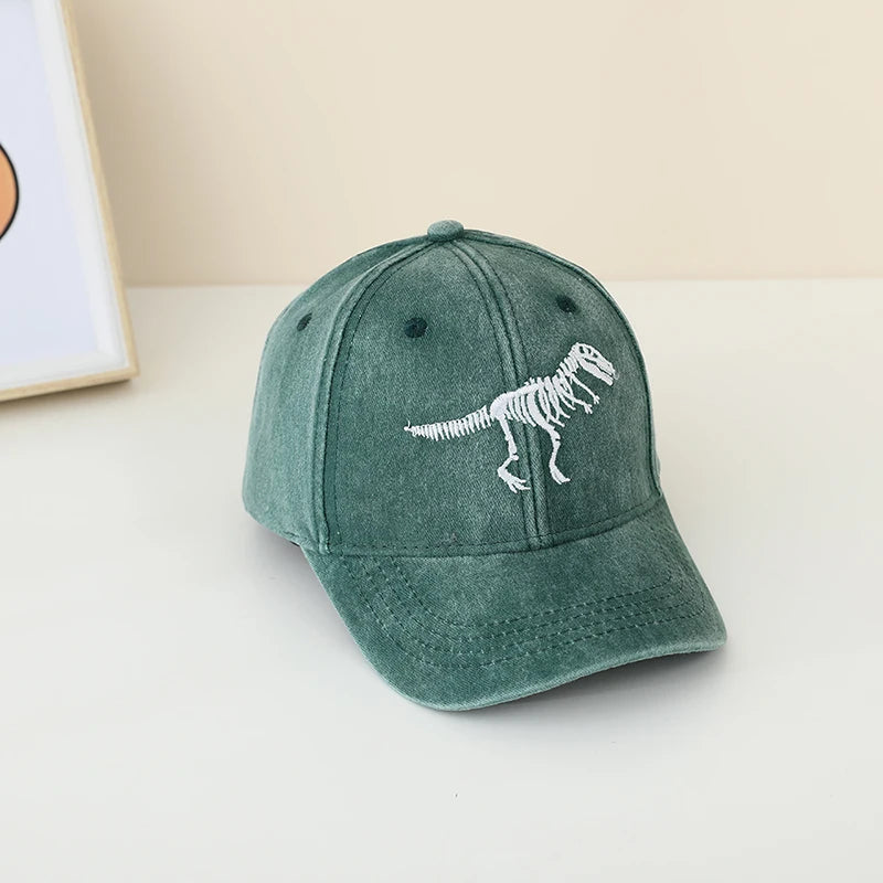 Embroidered Dinosaur Sports Caps