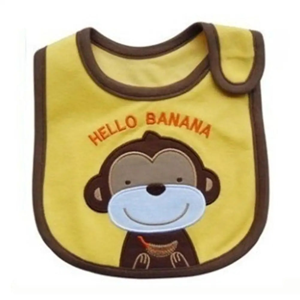 Embroidered Sleeveless Baby Bibs