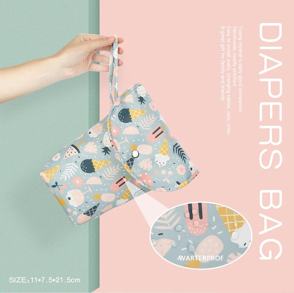 Waterproof and reusable baby diaper bag