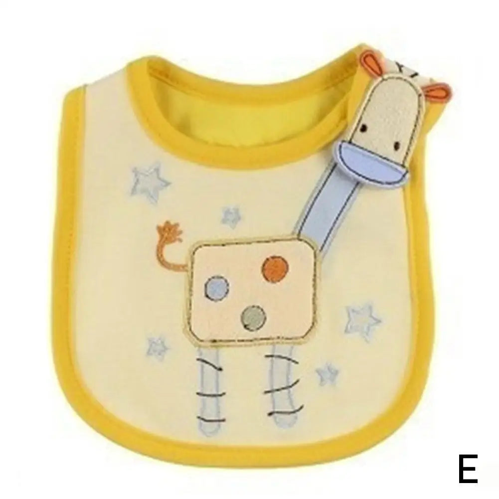 Embroidered Sleeveless Baby Bibs