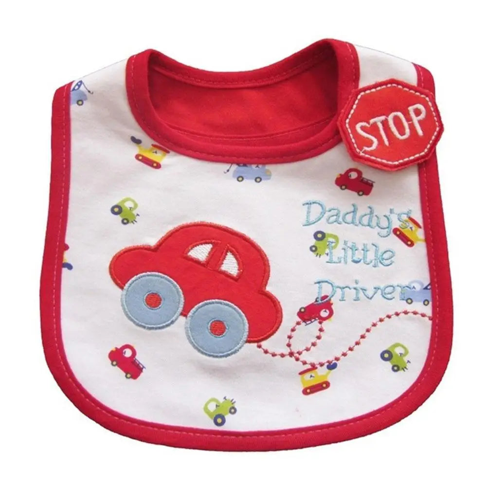 Embroidered Sleeveless Baby Bibs