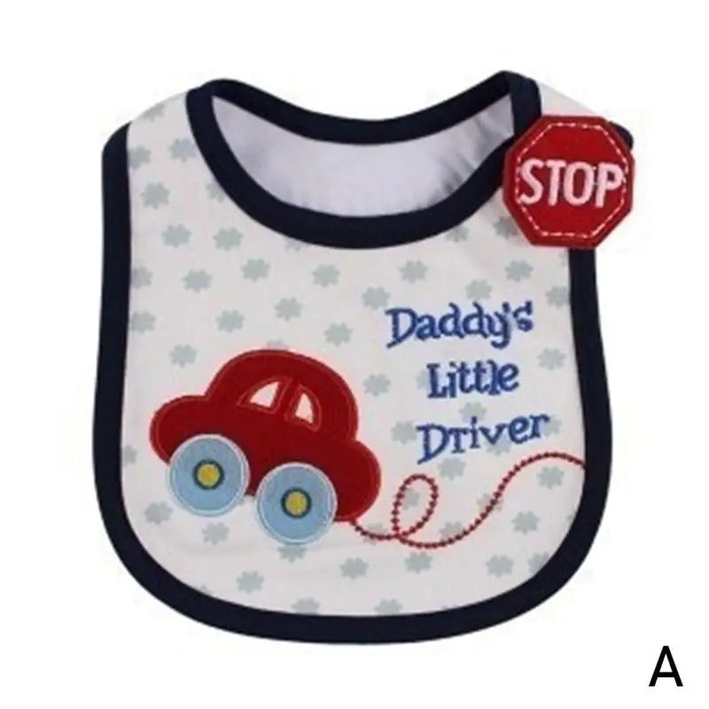 Embroidered Sleeveless Baby Bibs