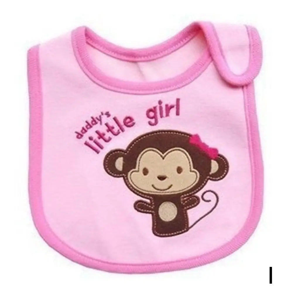 Embroidered Sleeveless Baby Bibs