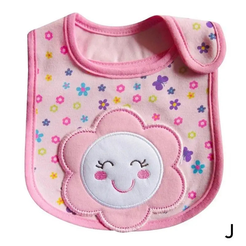 Embroidered Sleeveless Baby Bibs