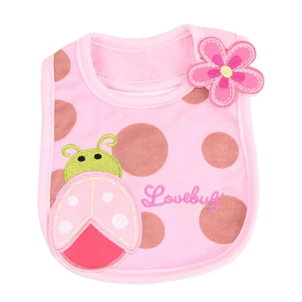 Embroidered Sleeveless Baby Bibs