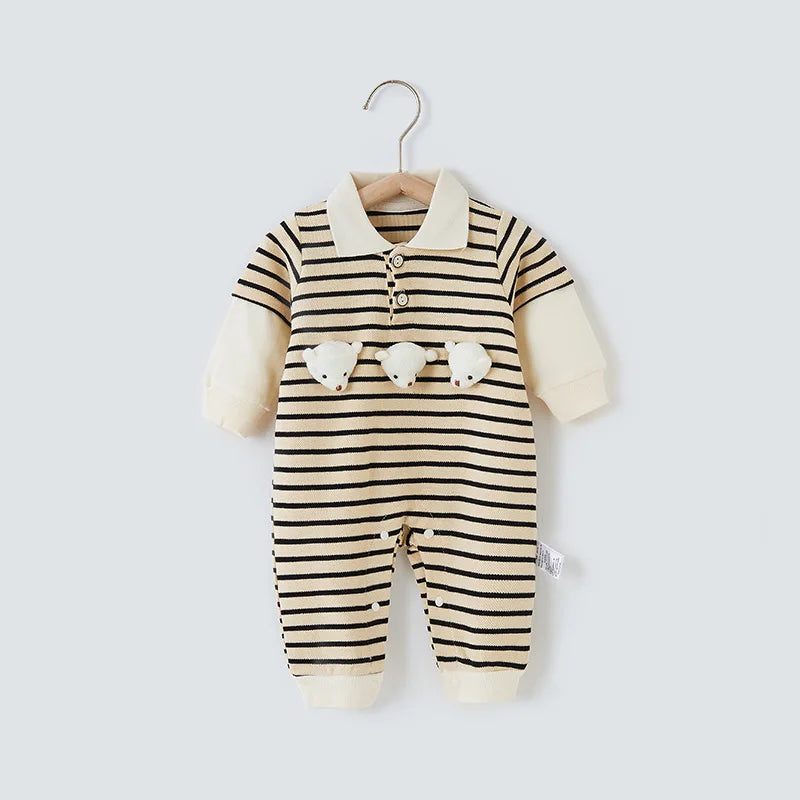 Long Sleeve Bear Baby Romper