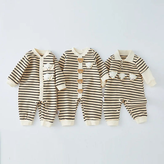 Long Sleeve Bear Baby Romper