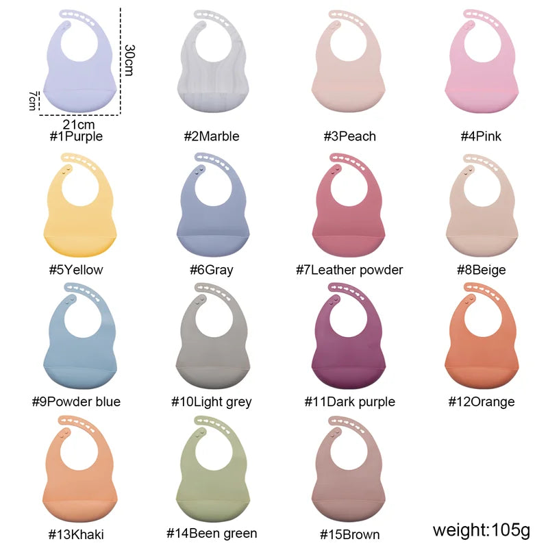 BPA Free Silicone Baby Bib