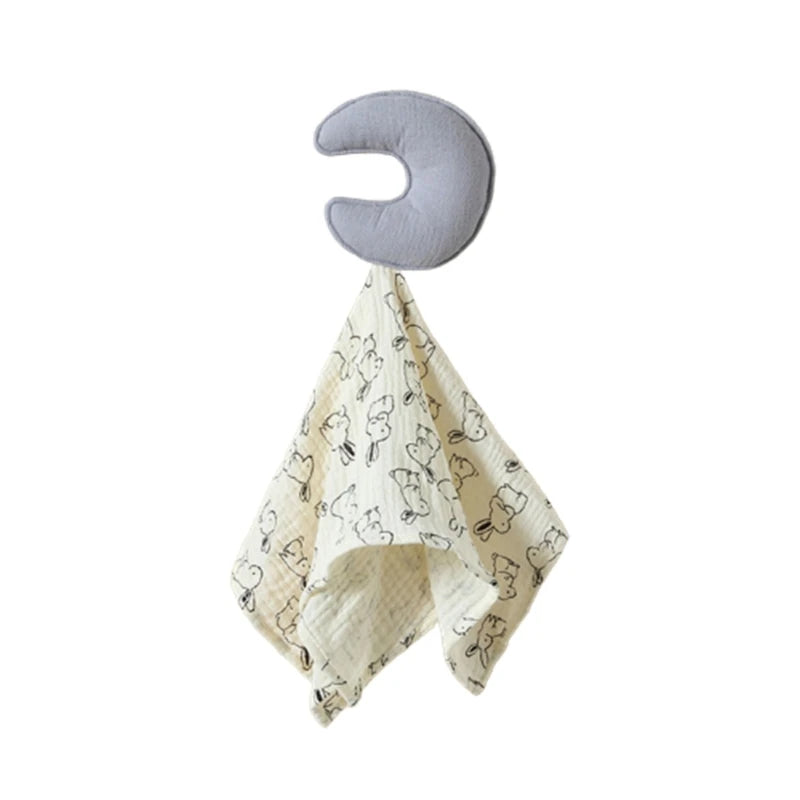 Infant Soothe & Security Towel with Bib Rattle