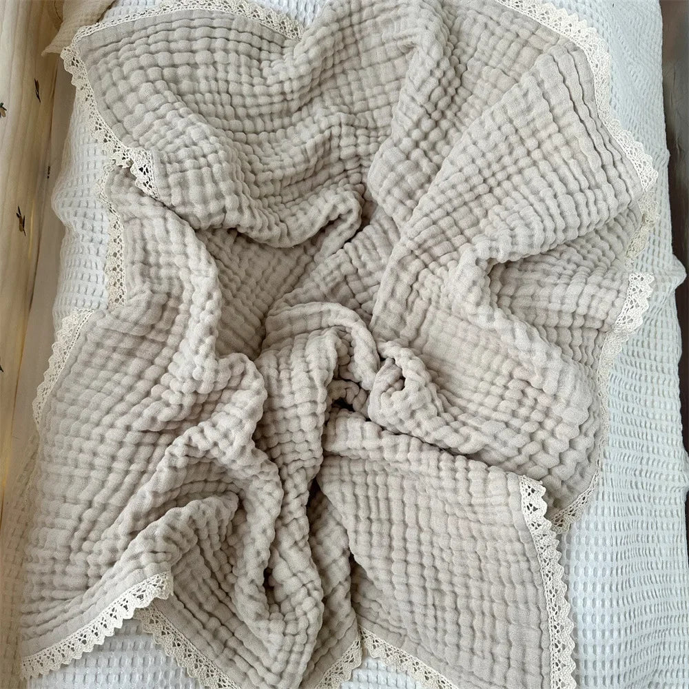 6 Layers Muslin Swaddle Wrap Organic Cotton