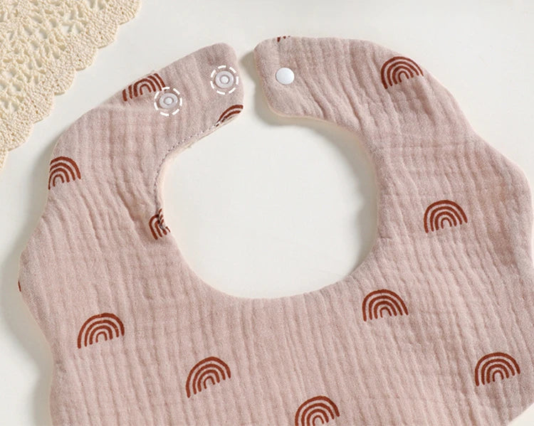 6 Layer Muslin Cotton Bib