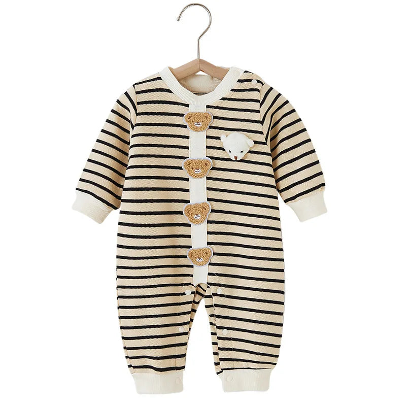 Long Sleeve Bear Baby Romper