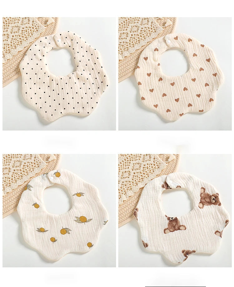 6 Layer Muslin Cotton Bib