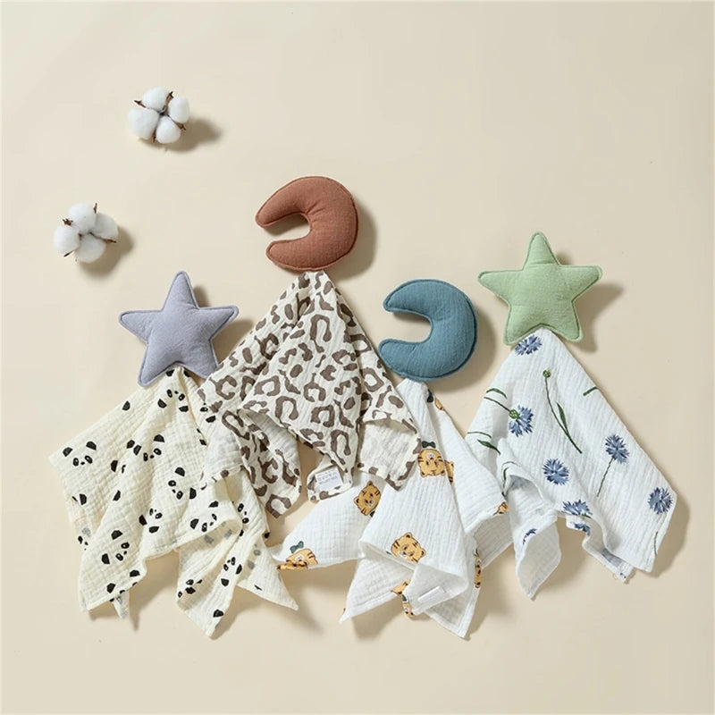 Infant Soothe & Security Towel with Bib Rattle