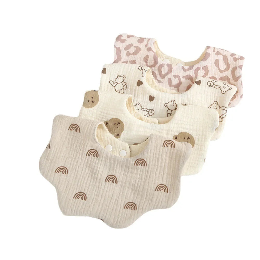 6 Layer Muslin Cotton Bib