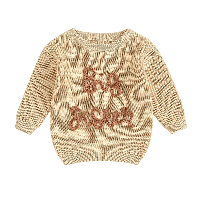 Big Sister Print Pullover