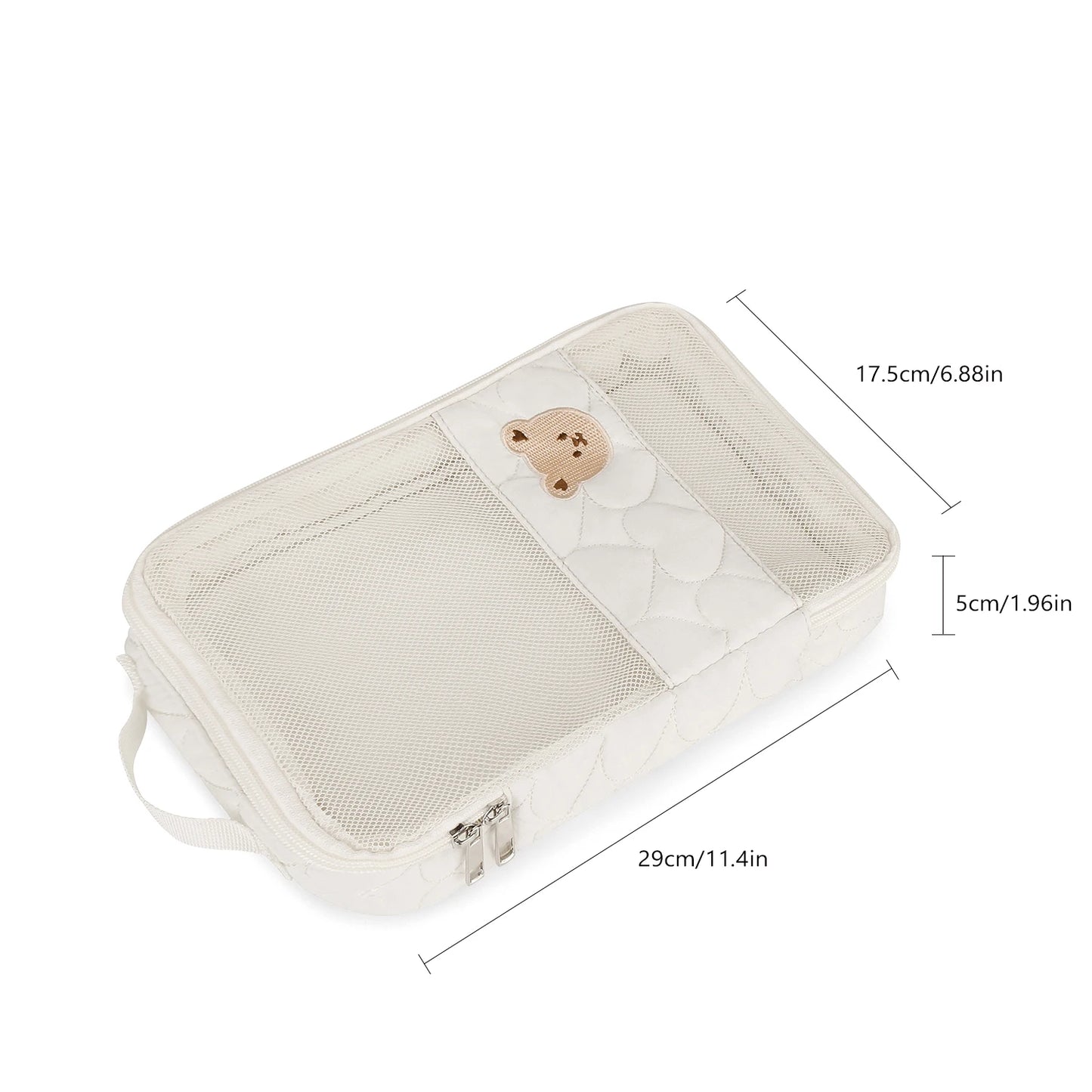 Waterproof portable diaper/ toiletries bag