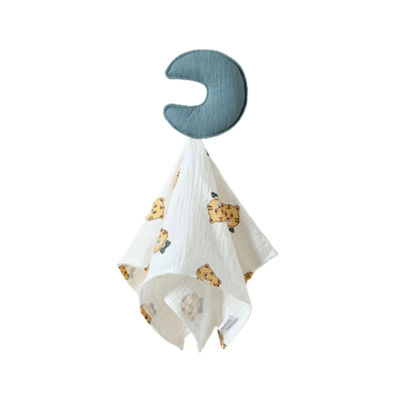 Infant Soothe & Security Towel with Bib Rattle