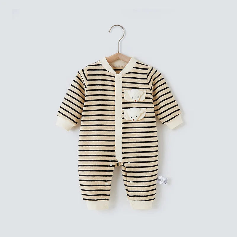 Long Sleeve Bear Baby Romper