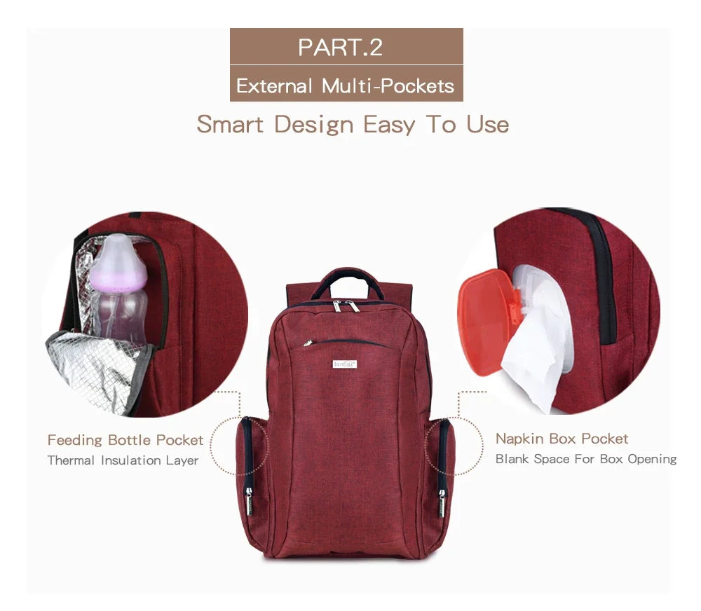 Nylon Baby Bag Backpack