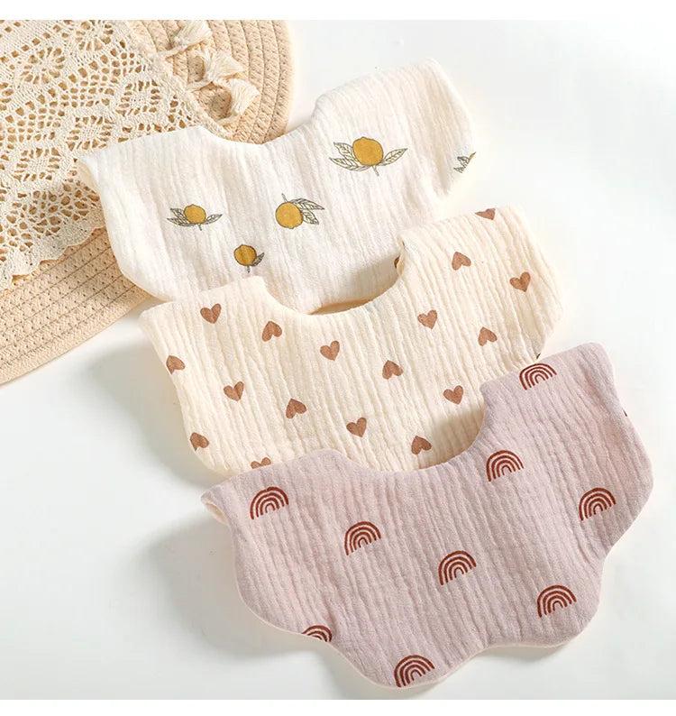 6 Layer Muslin Cotton Bib