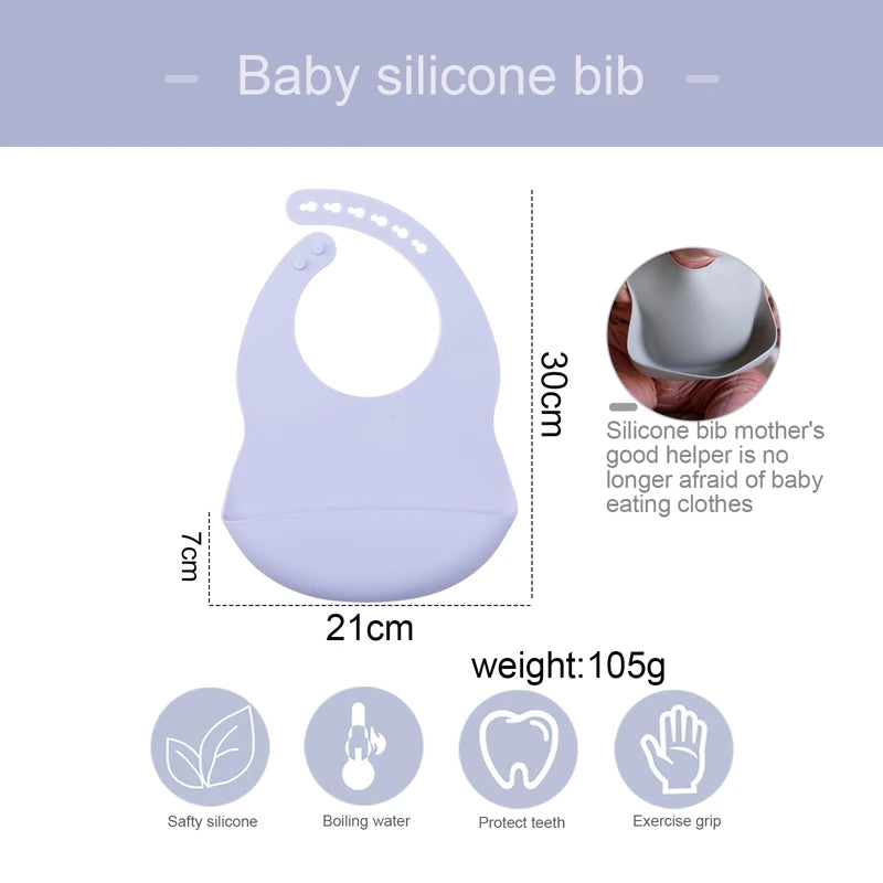 BPA Free Silicone Baby Bib