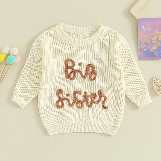 Big Sister Print Pullover