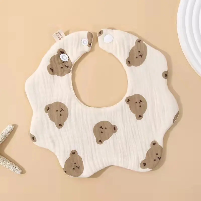 Cotton Gauze Baby Feeding Bibs