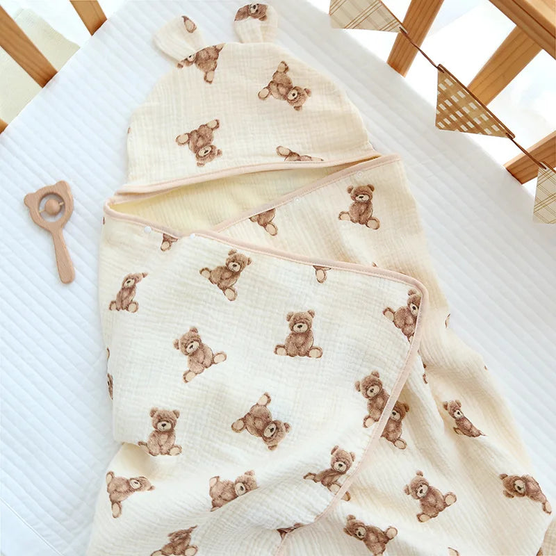 Cotton Hooded Bath Towels