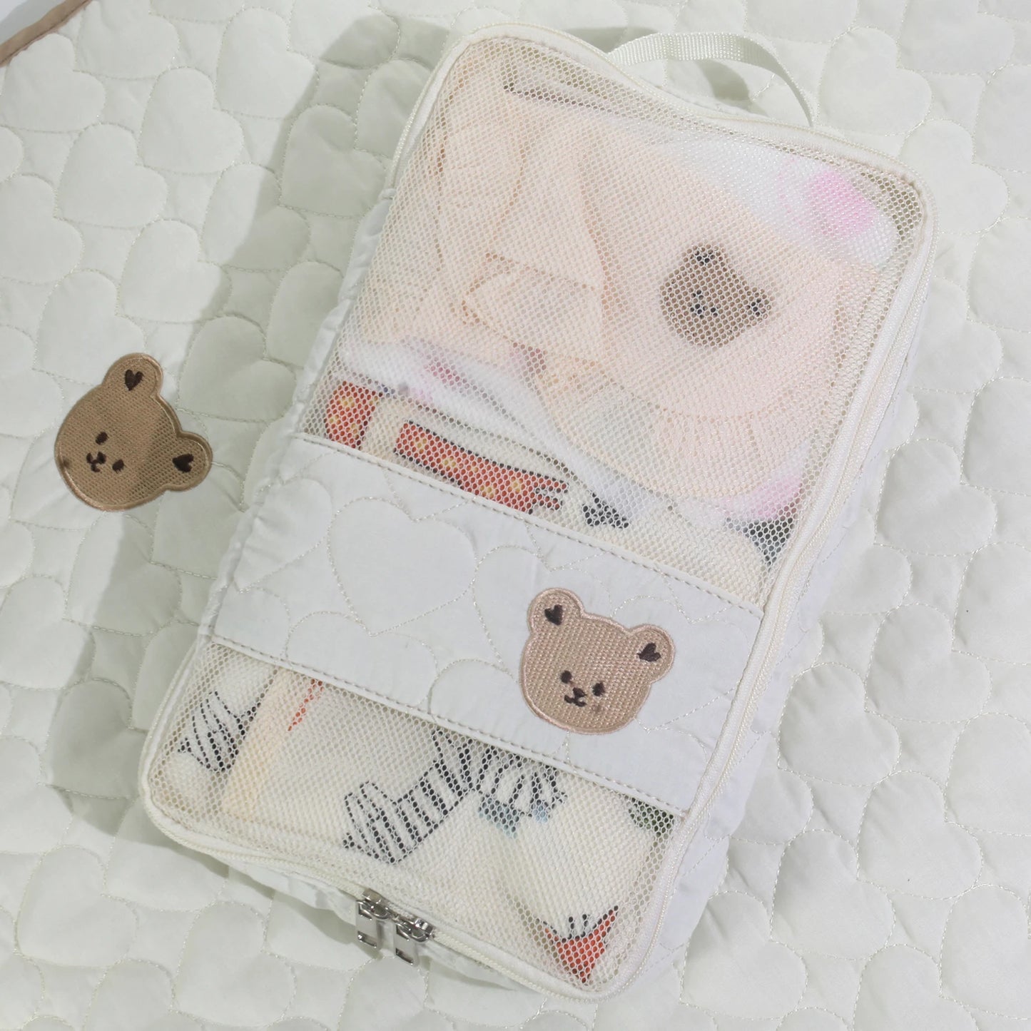 Waterproof portable diaper/ toiletries bag